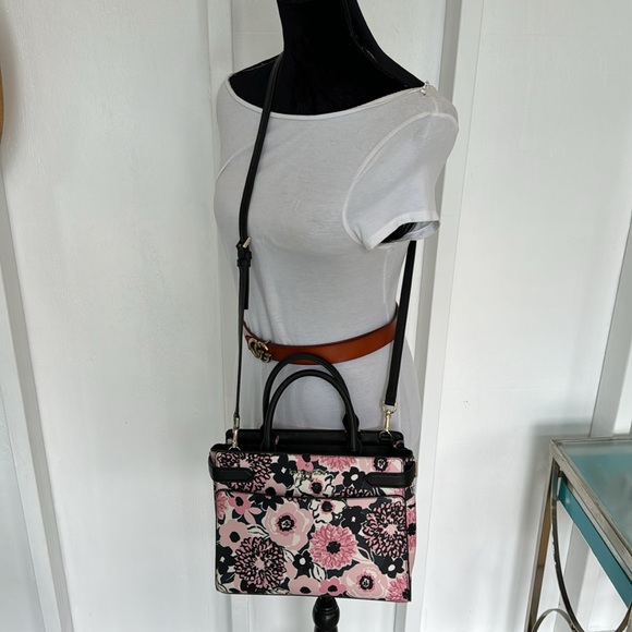Kate Spade Staci Floral Satchel Bag EUC - Picture 8 of 16